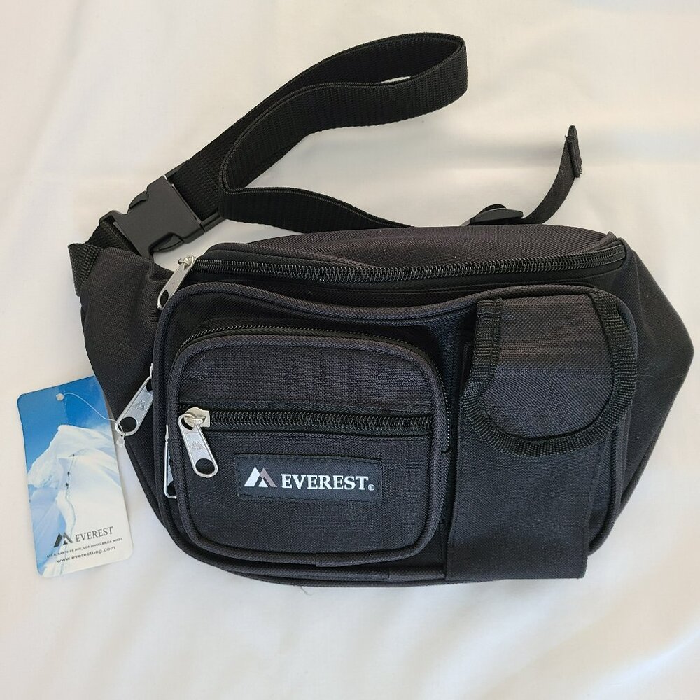 Everest Waist Pack - Black, lightweight